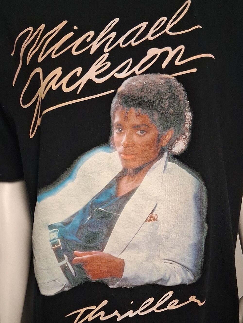 Black 'Thriller' Graphic Tee - Picture 3 of 4